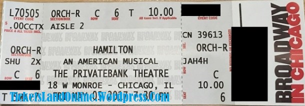  Hamilton Chicago Tickets Online